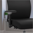 Flash Furniture High Back Leather Swivel Office Chair in Black