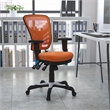 Flash Furniture Nicholas Mid-Back Orange Mesh Multifunction Office Chair