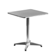 Flash Furniture 23.5Sq Aluminum Table Set-4 Ch In Beige