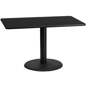 Flash Furniture 30&quot x 48&quot Restaurant Dining Table in Black