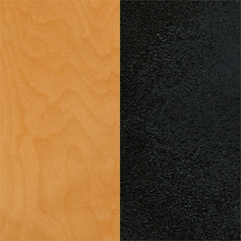 Flash Furniture Restaurant Chair in Black and Natural