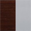 Flash Furniture Bar Stool in Walnut and Silver