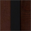 Flash Furniture Metal Restaurant Dining Chair in Black and Walnut