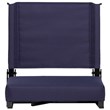 Flash Furniture Grandstand Comfort Seat in Aluminum Frame - Navy