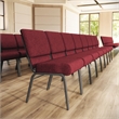 Flash Furniture Hercules Armless Stacking Chair in Red