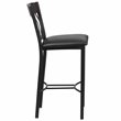 Flash Furniture Wooden Restaurant Bar Stool in Black