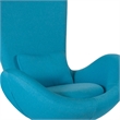 Flash Furniture Egg Chair in Blue