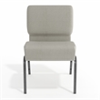 Flash Furniture Hercules Armless Stacking Chair in Gray