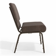 Flash Furniture Hercules Armless Stacking Chair in Brown