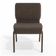 Flash Furniture Hercules Armless Stacking Chair in Brown