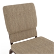 Flash Furniture Hercules Fabric Church Chair in Beige and Coppervein