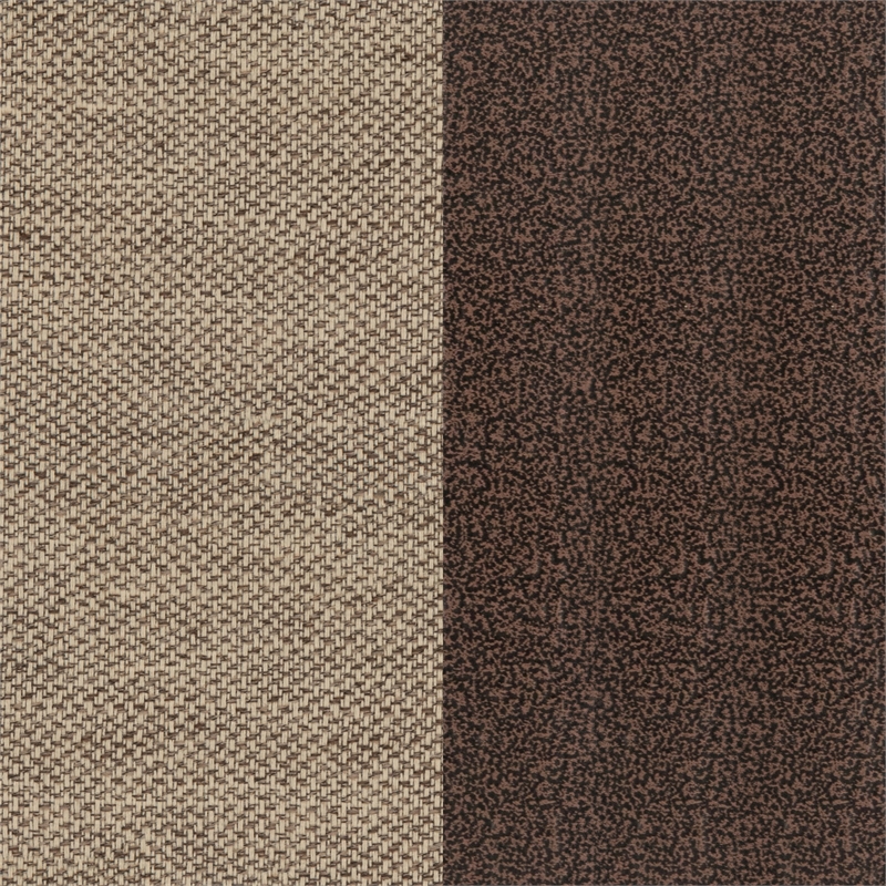 Flash Furniture Hercules Fabric Church Chair in Beige and Coppervein