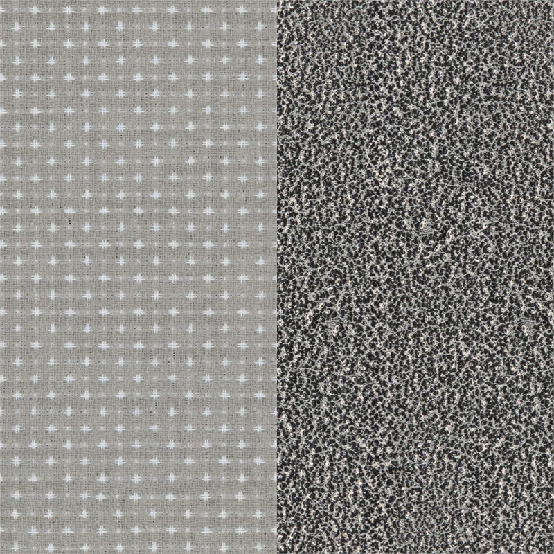Flash Furniture Hercules Fabric Church Chair in Gray and Silvervein