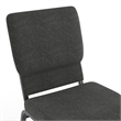 Flash Furniture Fabric Church Chair in Gray