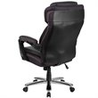 Flash Furniture Hercules Big and Tall Leather Office Swivel Chair In Black