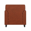 Flash Furniture Hercules Diplomat Leather Reception Chair in Cognac