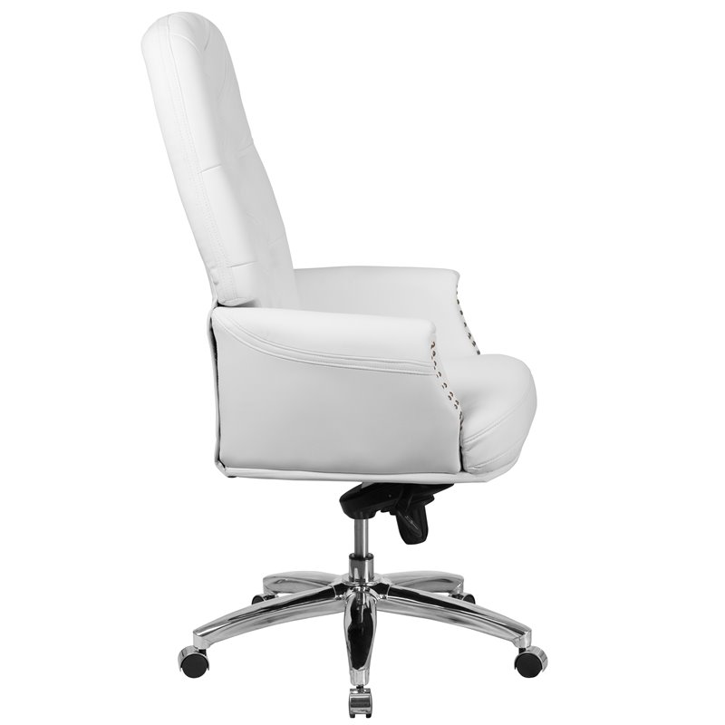 Flash Furniture High Back Traditional Office Chair in White