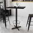 Flash Furniture 24X30 Laminate Table-X-Base In Natural