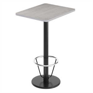 Flash Furniture 24&quot x 30&quot Laminate Top Pub Table in Mahogany