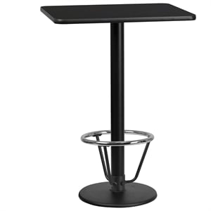 Flash Furniture 24X30 Laminate Table-Rd Base In Natural