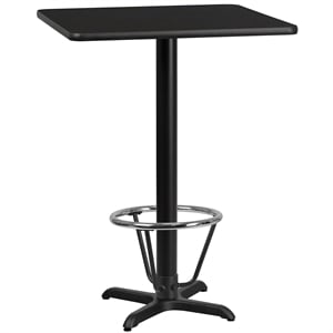 Flash Furniture 30Sq Laminate Table-X-Base In Natural