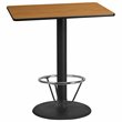 Flash Furniture 30X42 Laminate Table-Rd Base In Natural