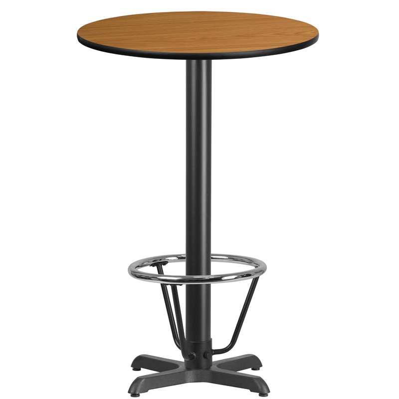 Flash Furniture 24Rd Laminate Table-X-Base In Natural