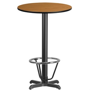 Flash Furniture 24Rd Laminate Table-X-Base In Natural