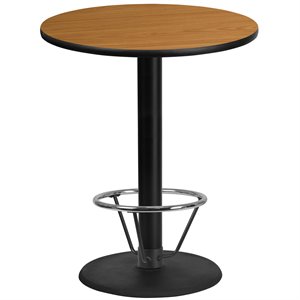 Flash Furniture 36Rd Laminate Table-Rd Base In Natural