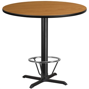 Flash Furniture 42Rd Laminate Table-X-Base In Natural