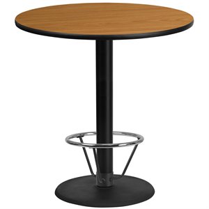 Flash Furniture 42Rd Laminate Table-Rd Base In Natural