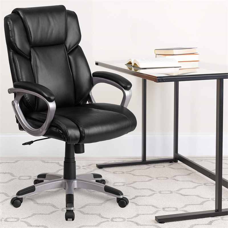 Flash Furniture Mid-Back Executive Chair in Black