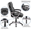 Flash Furniture Mid-Back Executive Chair in Black