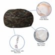 Flash Furniture Oversized Bean Bag Chair in Camouflage