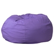 Flash Furniture Oversized Bean Bag Chair in Purple