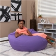 Flash Furniture Oversized Bean Bag Chair in Purple