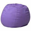 Flash Furniture Small Bean Bag Chair in Purple