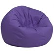 Flash Furniture Small Bean Bag Chair in Purple