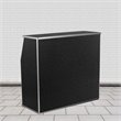 Flash Furniture Foldable Home Bar in Black Marble