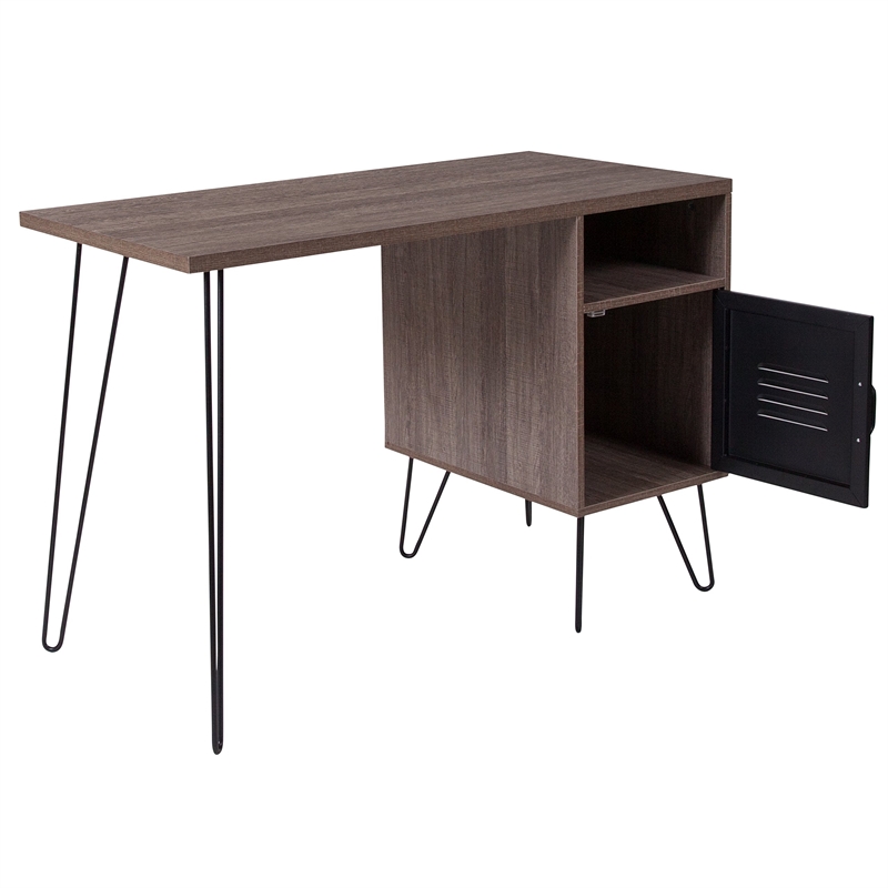 Flash Furniture Woodridge Writing Desk in Rustic
