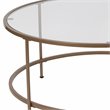 Flash Furniture Round Glass Top Coffee Table