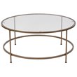 Flash Furniture Round Glass Top Coffee Table