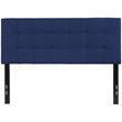 Flash Furniture Bedford Tufted Full Panel Headboard in Navy
