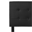 Flash Furniture Lennox Adjustable Height Tufted Full Headboard-Black