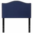 Flash Furniture Lexington Upholstered Twin Panel Headboard in Navy