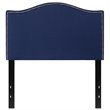 Flash Furniture Lexington Upholstered Twin Panel Headboard in Navy