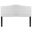 Flash Furniture Cambridge Tufted Queen Panel Headboard in White