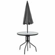 Flash Furniture Nantucket 6 Piece Patio Dining Set with Umbrella