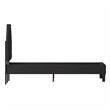 Flash Furniture Brighton Tufted Queen Platform Bed in Black