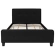 Flash Furniture Tribeca Tufted Full Platform Bed in Black